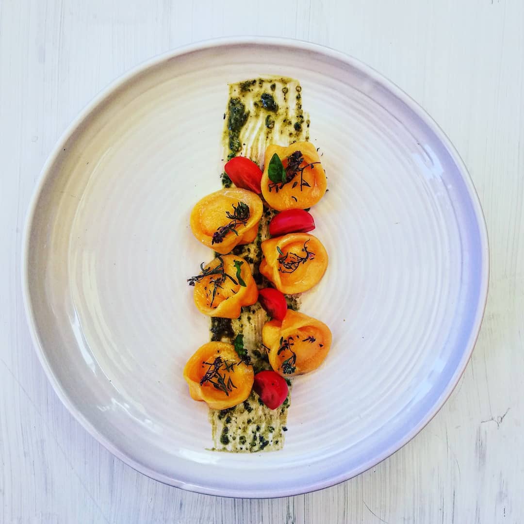 Handmade dish from Matteo Goretti Eventi